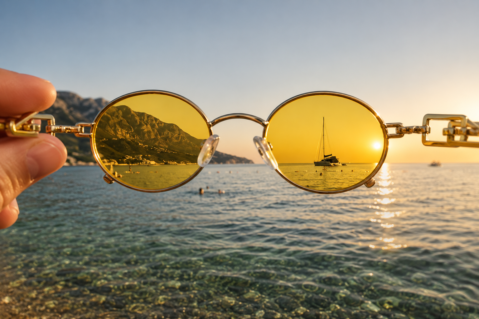 Filtro amarillo para lentes